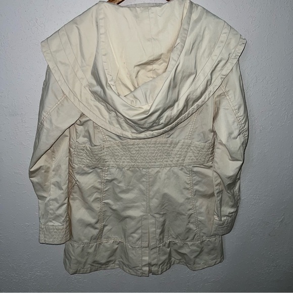 Sundance utility hooded Full Zip Long Jacket Butter Cream Yellow Size Medium. - Picture 14 of 16